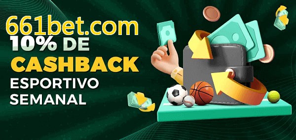 10% de bônus de cashback na 661bet.com